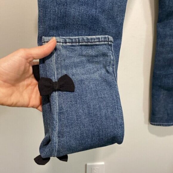 Mcguire Newton Bow Skinny Jeans Anthropologie size 27 - Picture 11 of 16